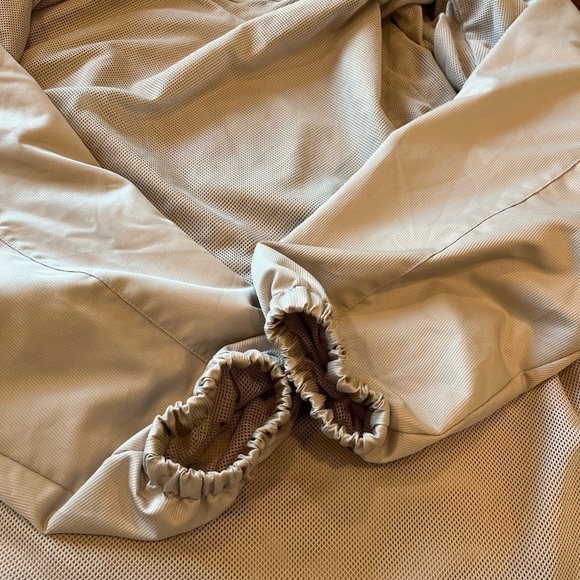 PGA Tour Jacket Mens Large Tan Vented Windbreaker Signature Collection Lined Zip - Picture 6 of 11